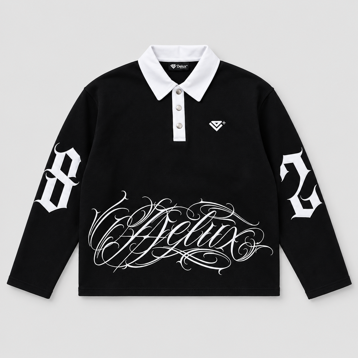 POLO CHICANO - BLACK — fronte