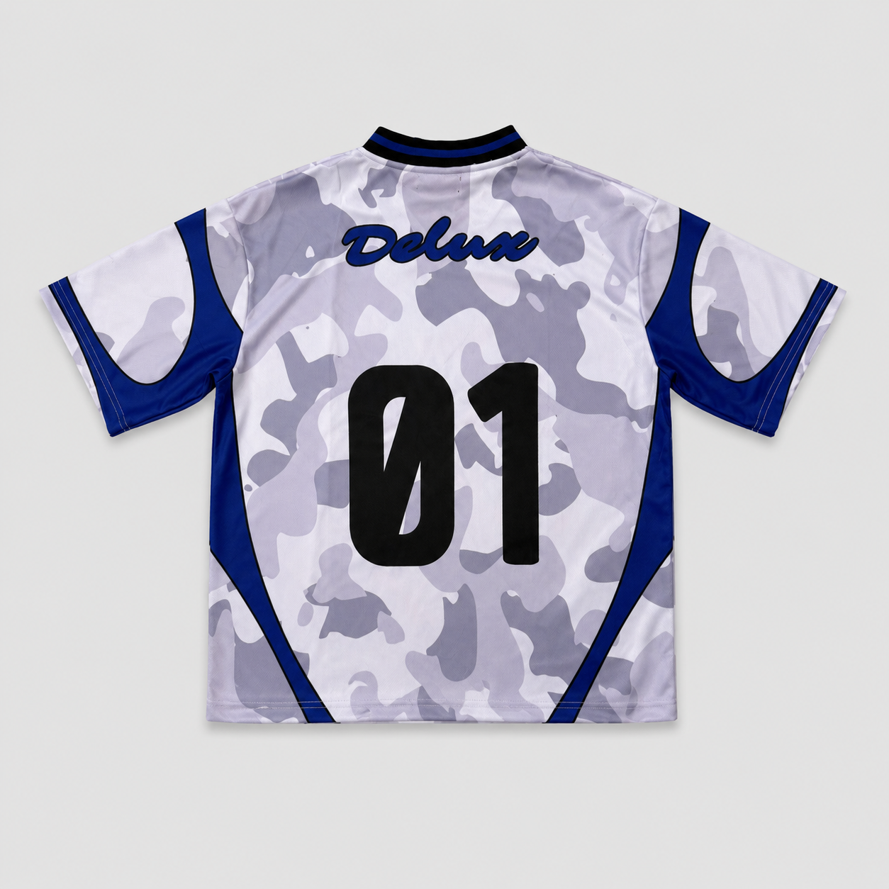 TEE FOOTBALL - WHITE BLUE