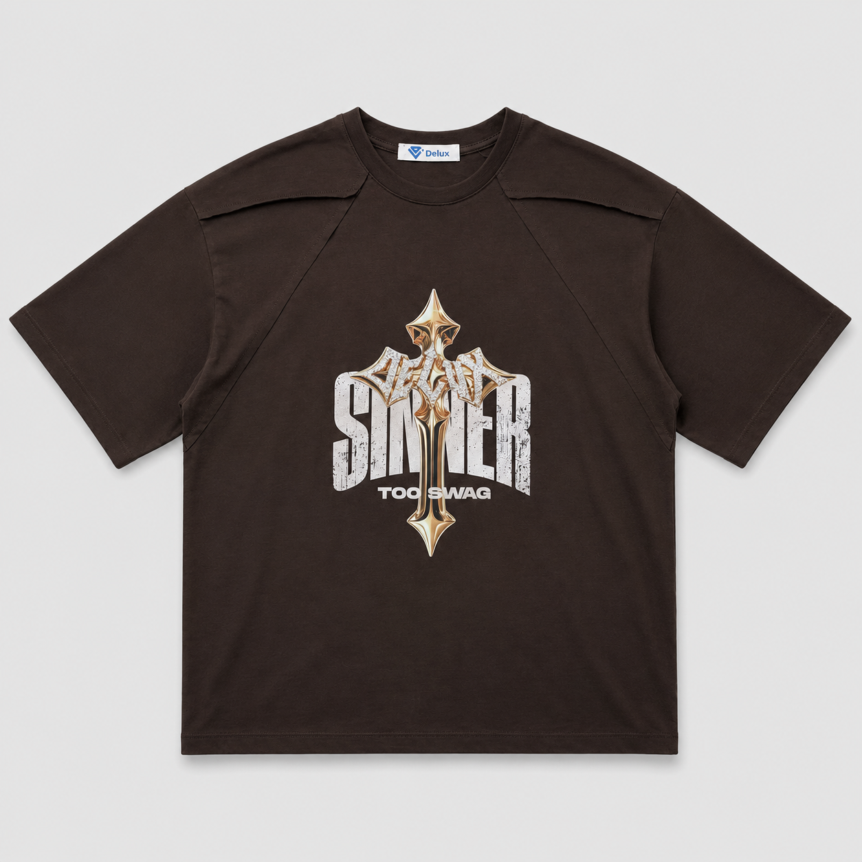 SINNER TEE – BROWN