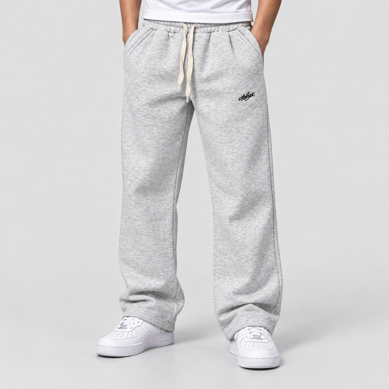 Sweatpants Kids Logo 26 Grey - indosso