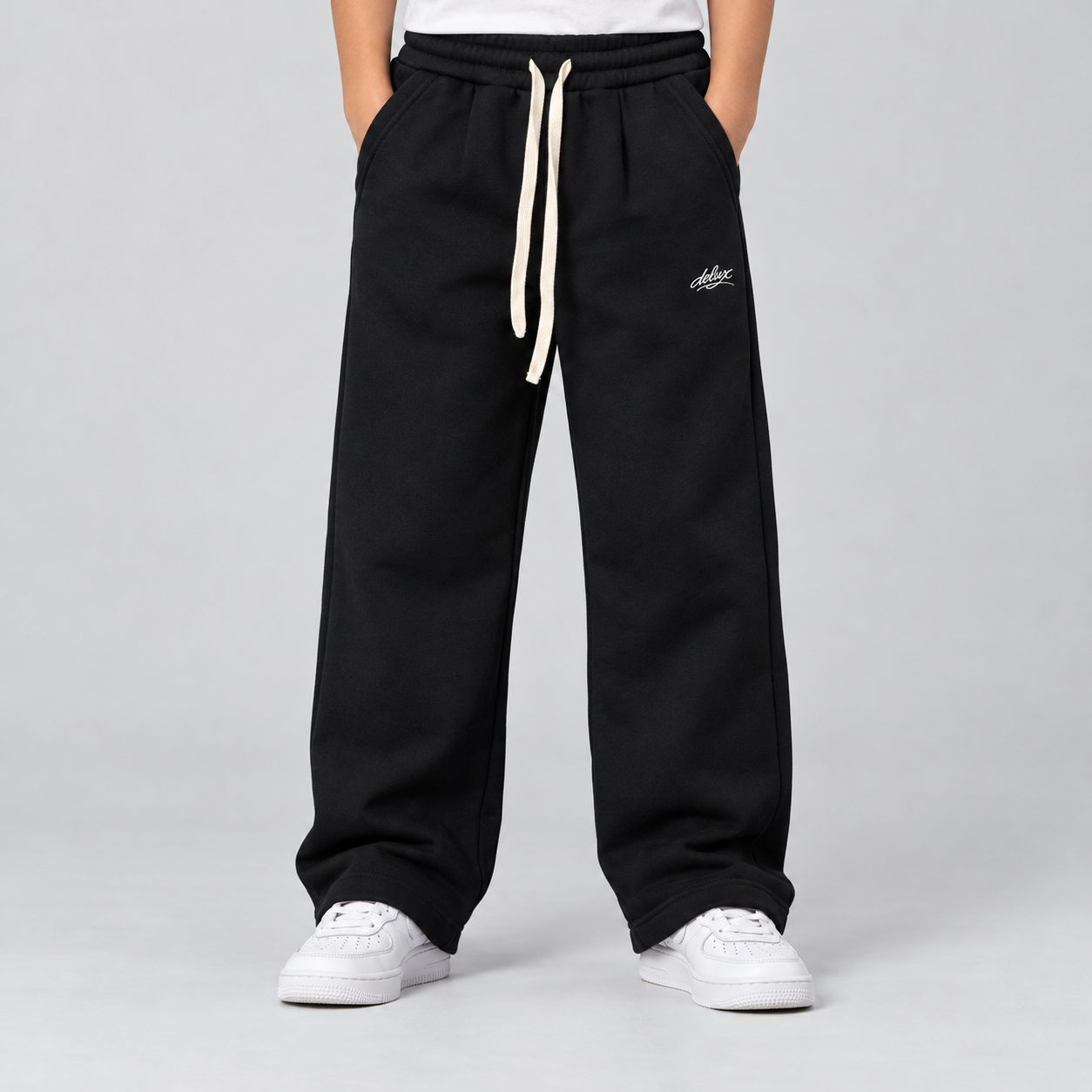 Sweatpants Logo 26 Black – indosso kids