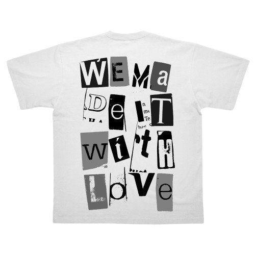 T-Shirt ''Newspaper'' - White - Delux Store - Abbigliamento Streetwear & Sneakers