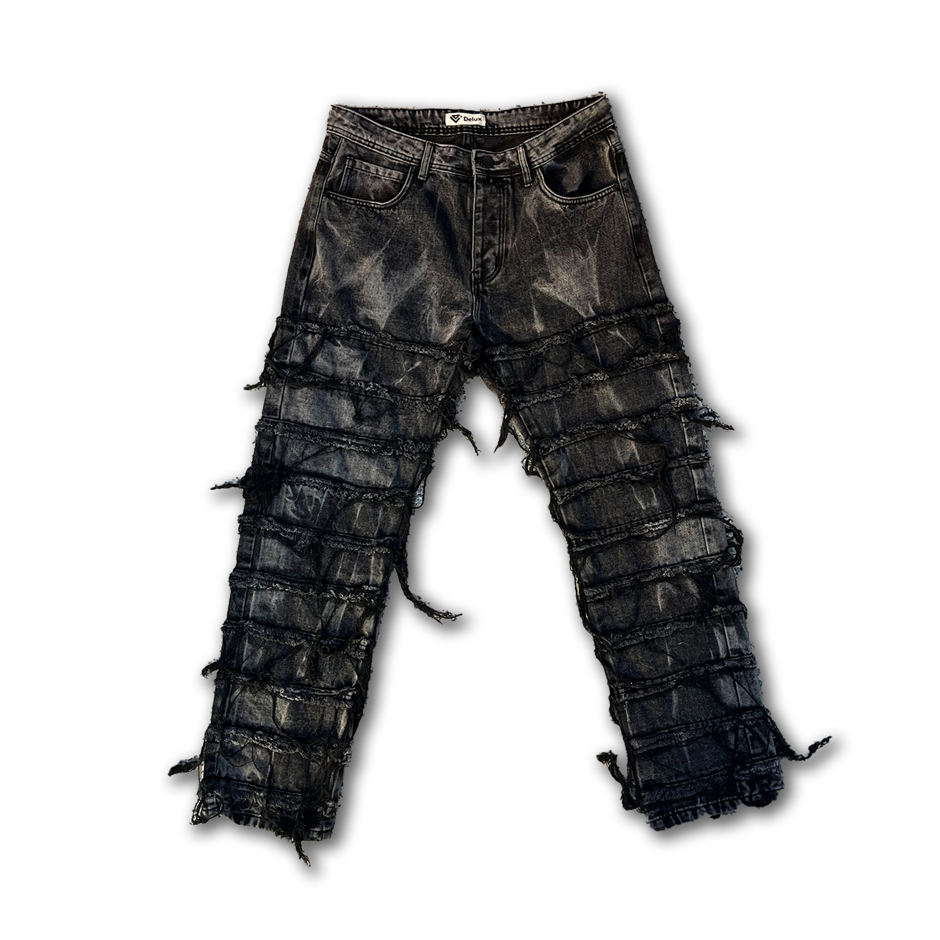 Denim Distressed Wash - Black