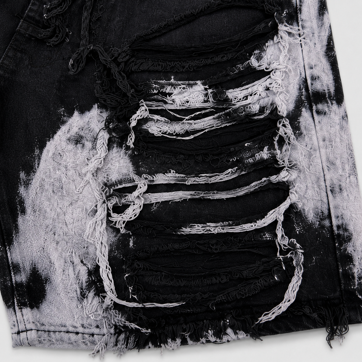 SHORTS ZEBRA – WASHED BLACK